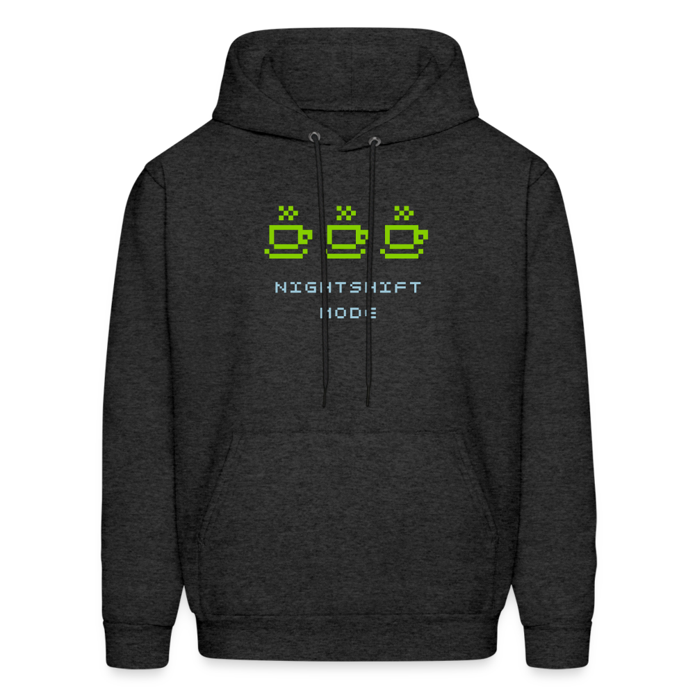 Nightshift Mode Men's Hoodie - charcoal grey
