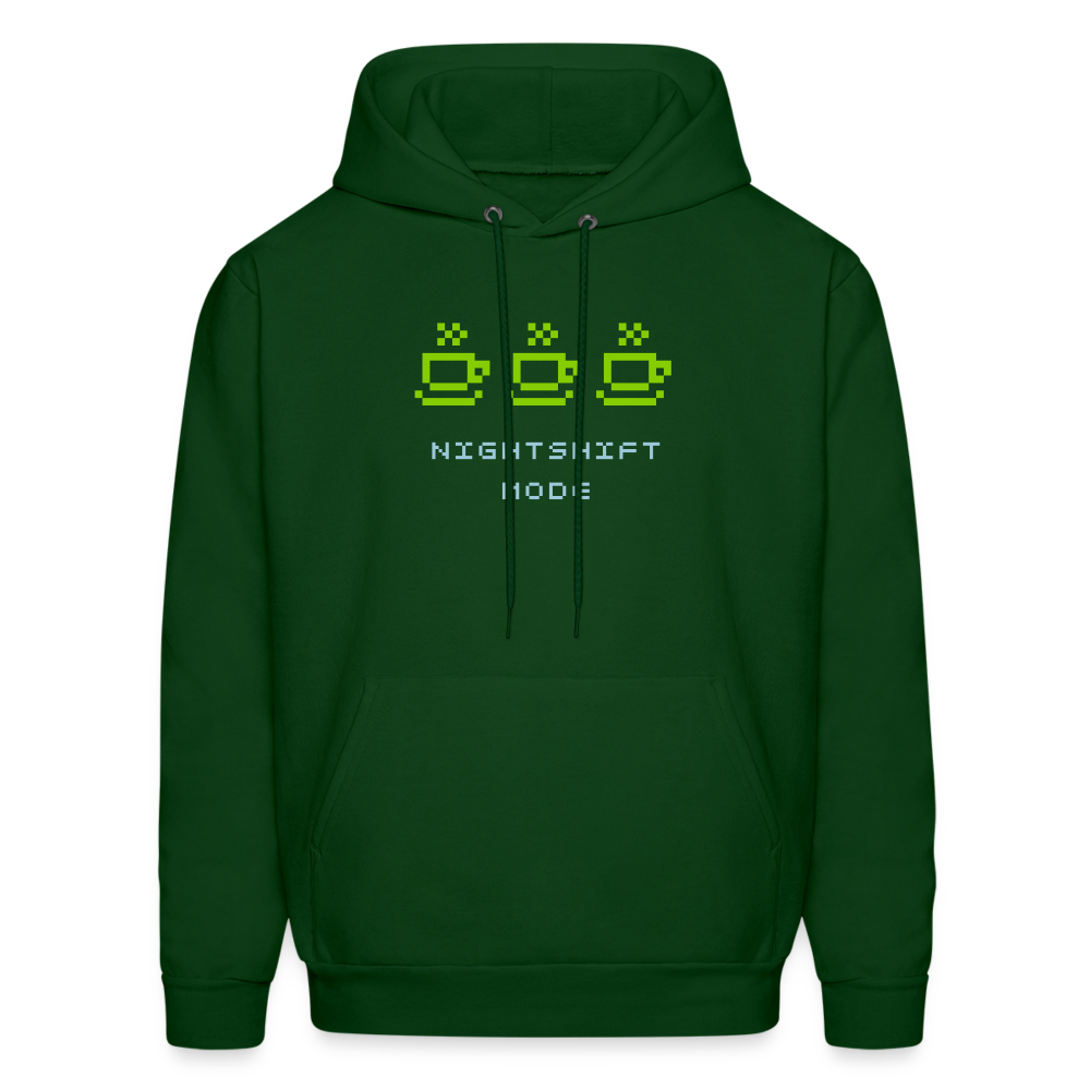 Nightshift Mode Men's Hoodie - forest green