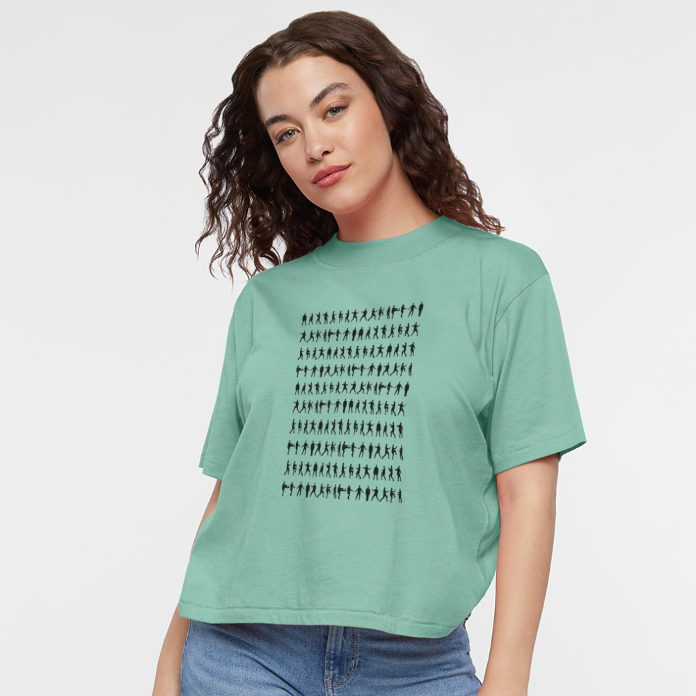 Tai Chi Women's Boxy Tee - saltwater