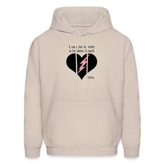 I Can Do It With A Broken Heart TTPD Taylor Swift Men's Hoodie - Sand