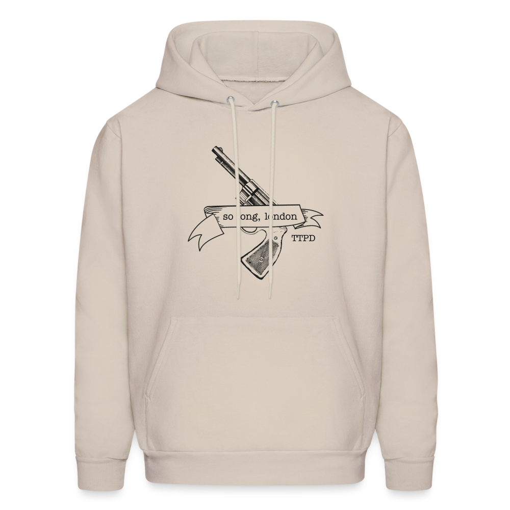 So Long, London Taylor Swift TTPD Men's Hoodie - Sand