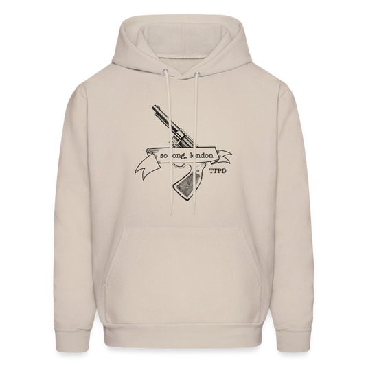 So Long, London Taylor Swift TTPD Men's Hoodie - Sand