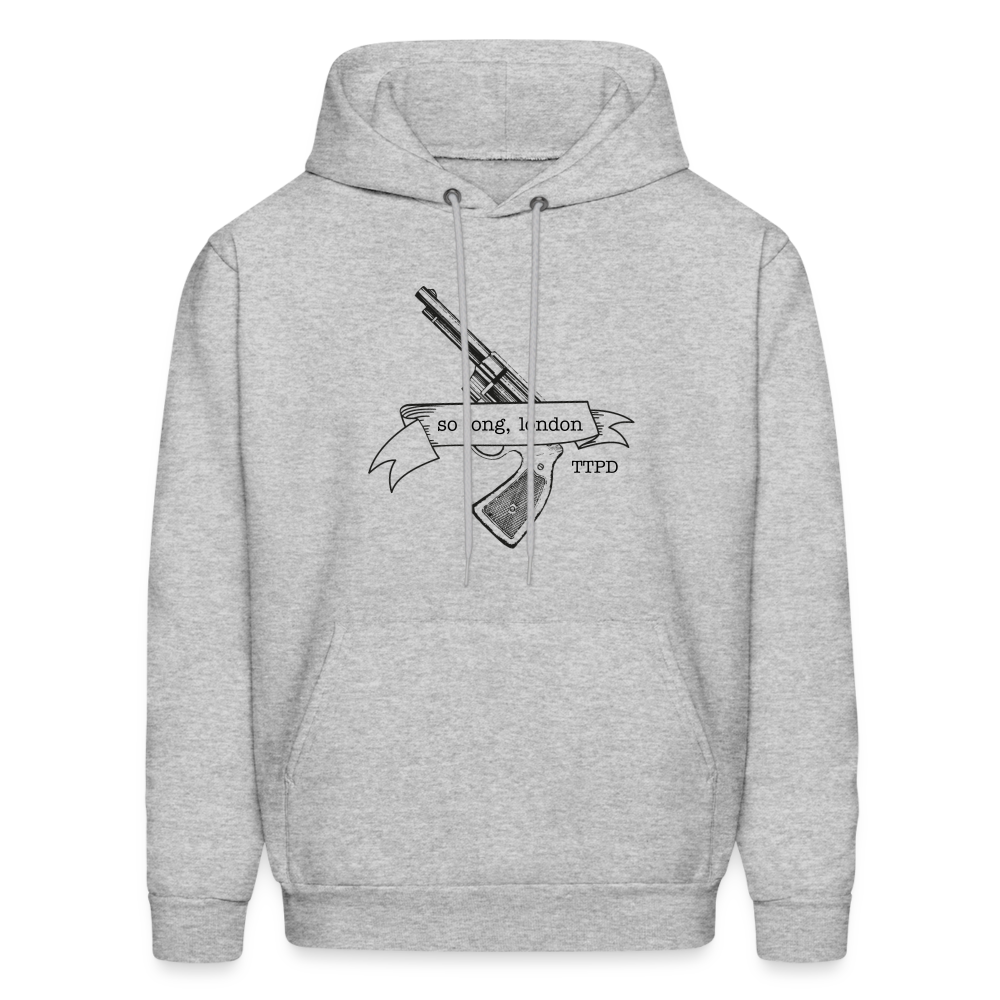 So Long, London Taylor Swift TTPD Men's Hoodie - heather gray