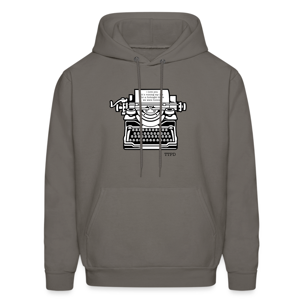 I Love You It's Ruining My Life Taylor Swift Fortnight TTPD Men's Hoodie - asphalt gray