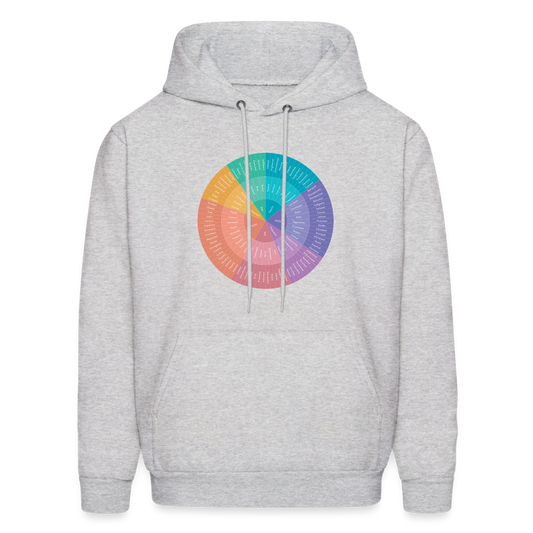 Emotional Wheel Men's Hoodie - ash