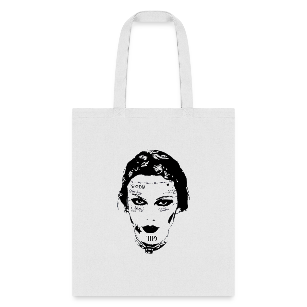 Fortnight Taylor Swift Post Malone Tattoo TTPD Tote Bag - white
