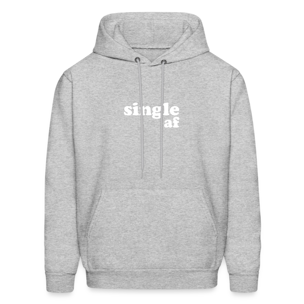 Single af Men's Hoodie - heather gray