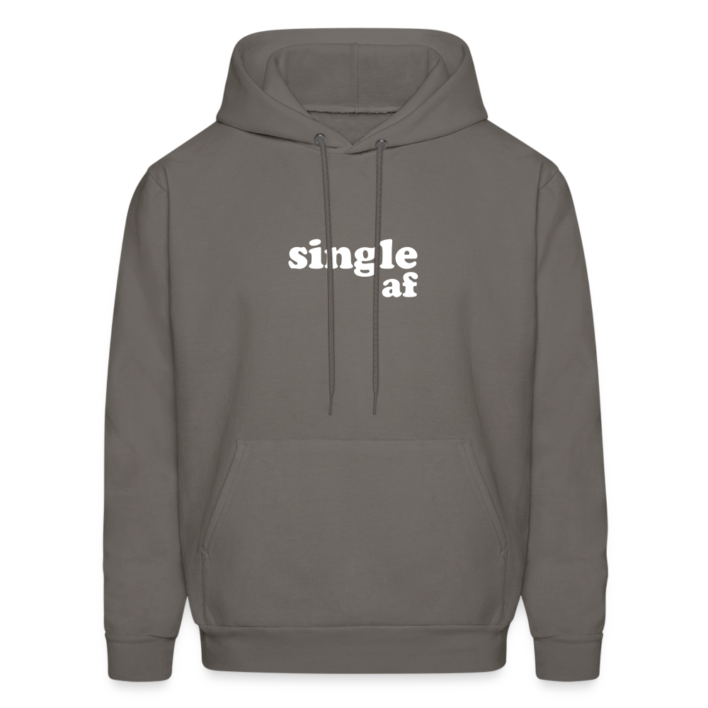 Single af Men's Hoodie - asphalt gray