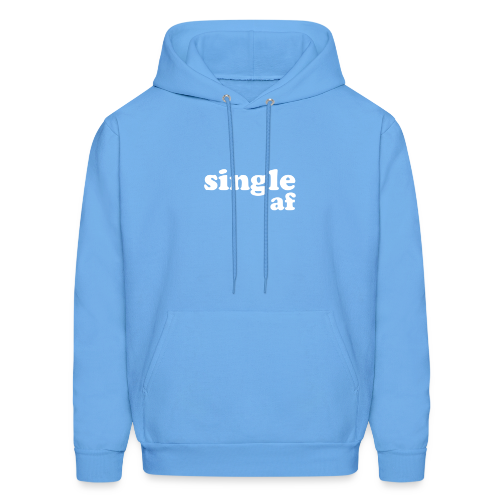 Single af Men's Hoodie - carolina blue