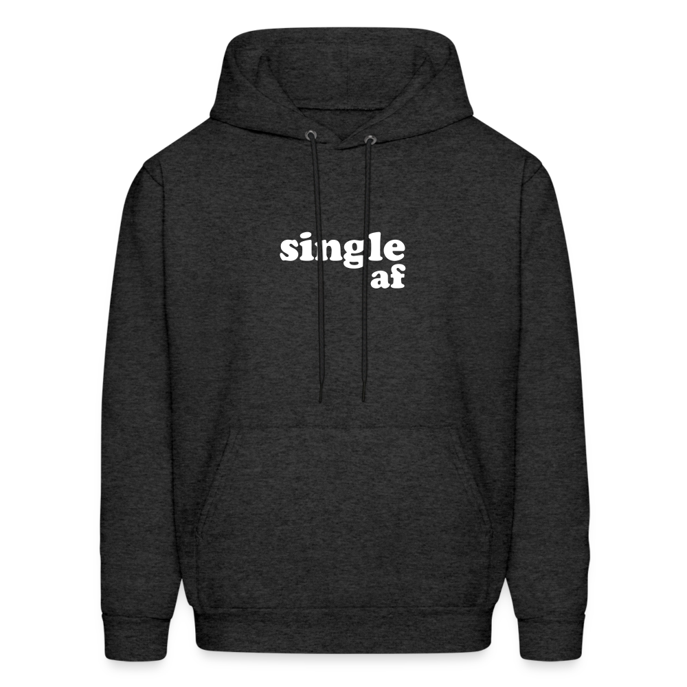 Single af Men's Hoodie - charcoal grey
