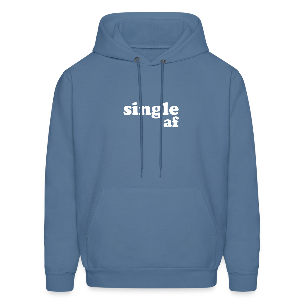 Single af Men's Hoodie - denim blue