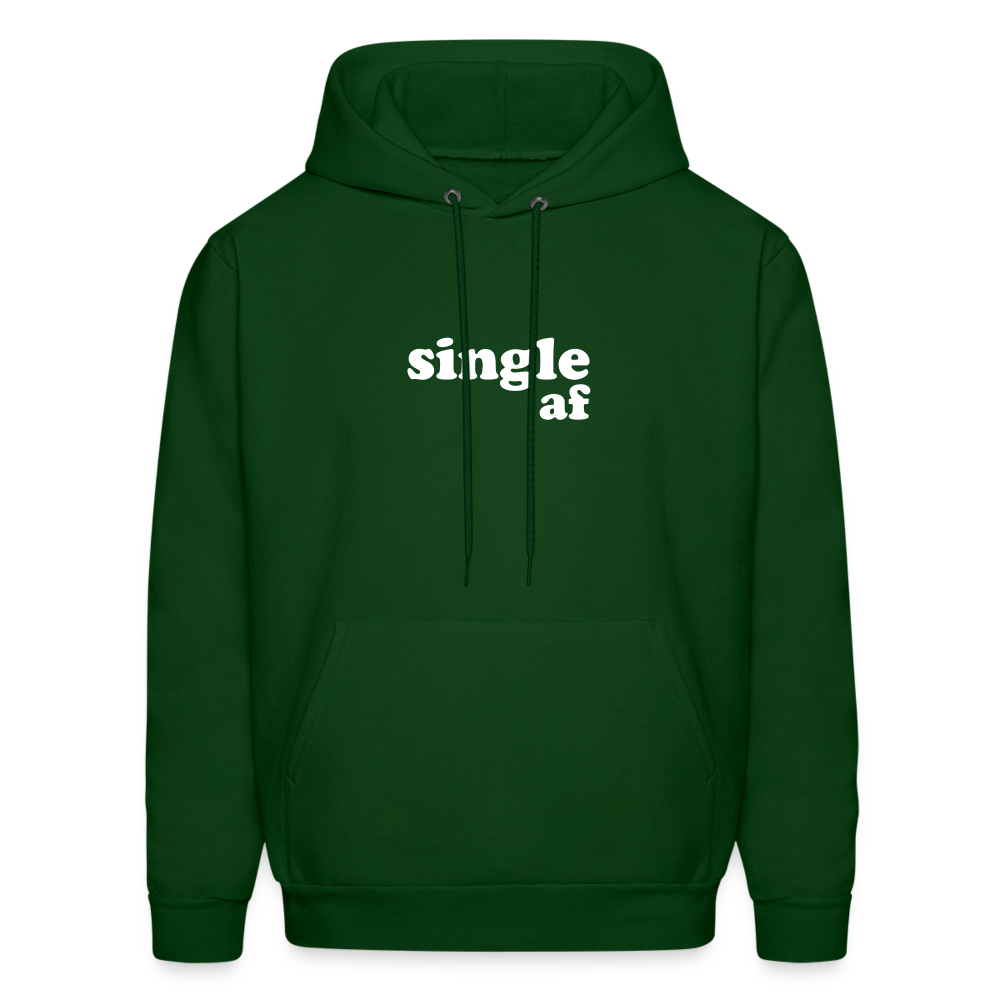Single af Men's Hoodie - forest green