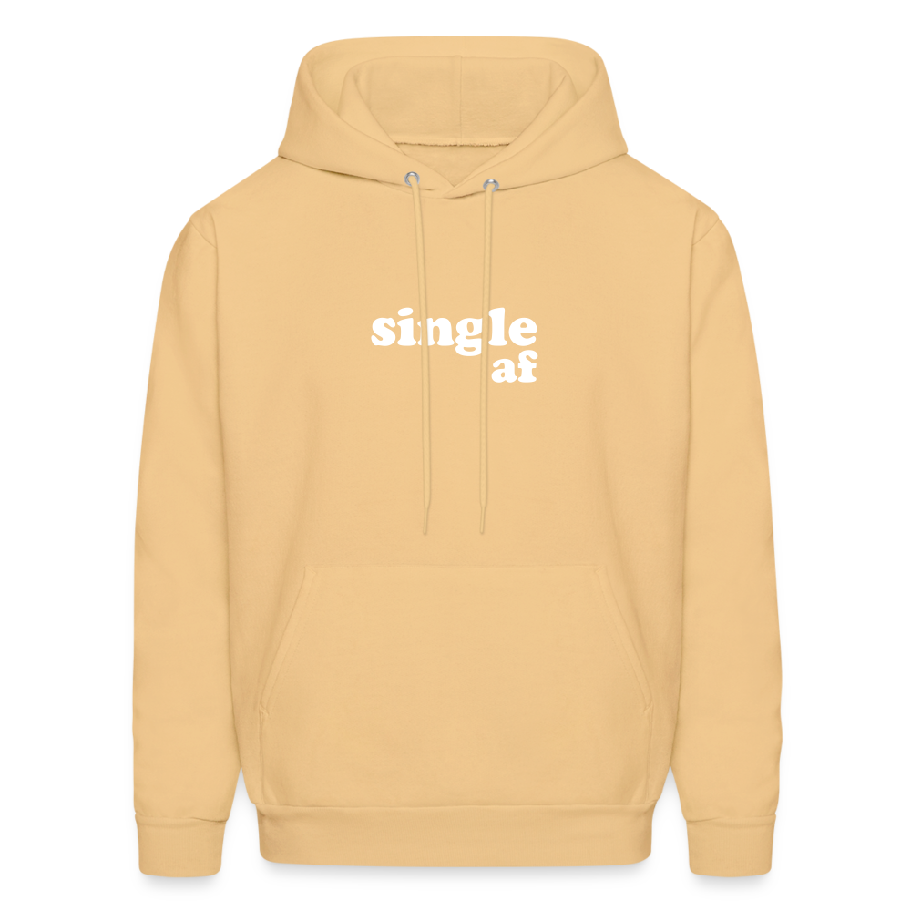 Single af Men's Hoodie - light yellow