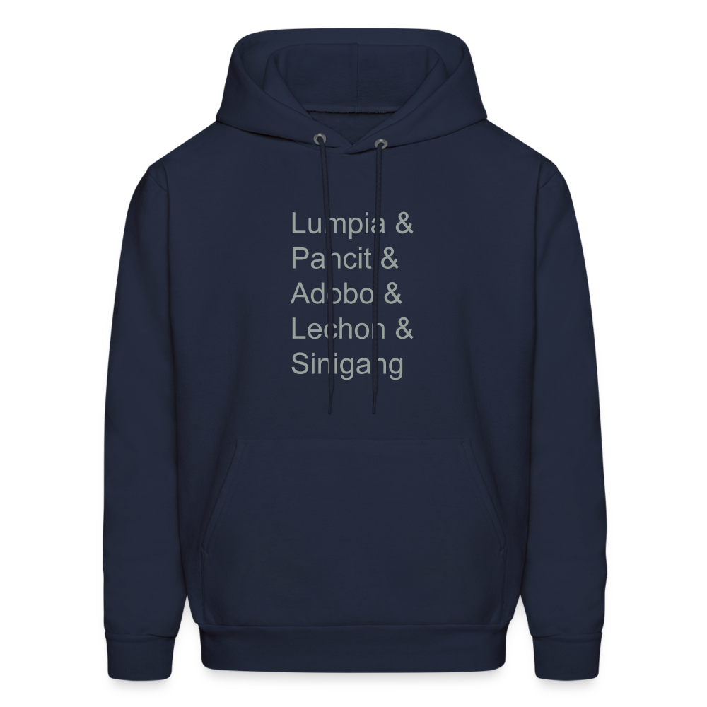 Lumpia & Pancit & Adobo Unisex Crewneck Sweatshirt - navy