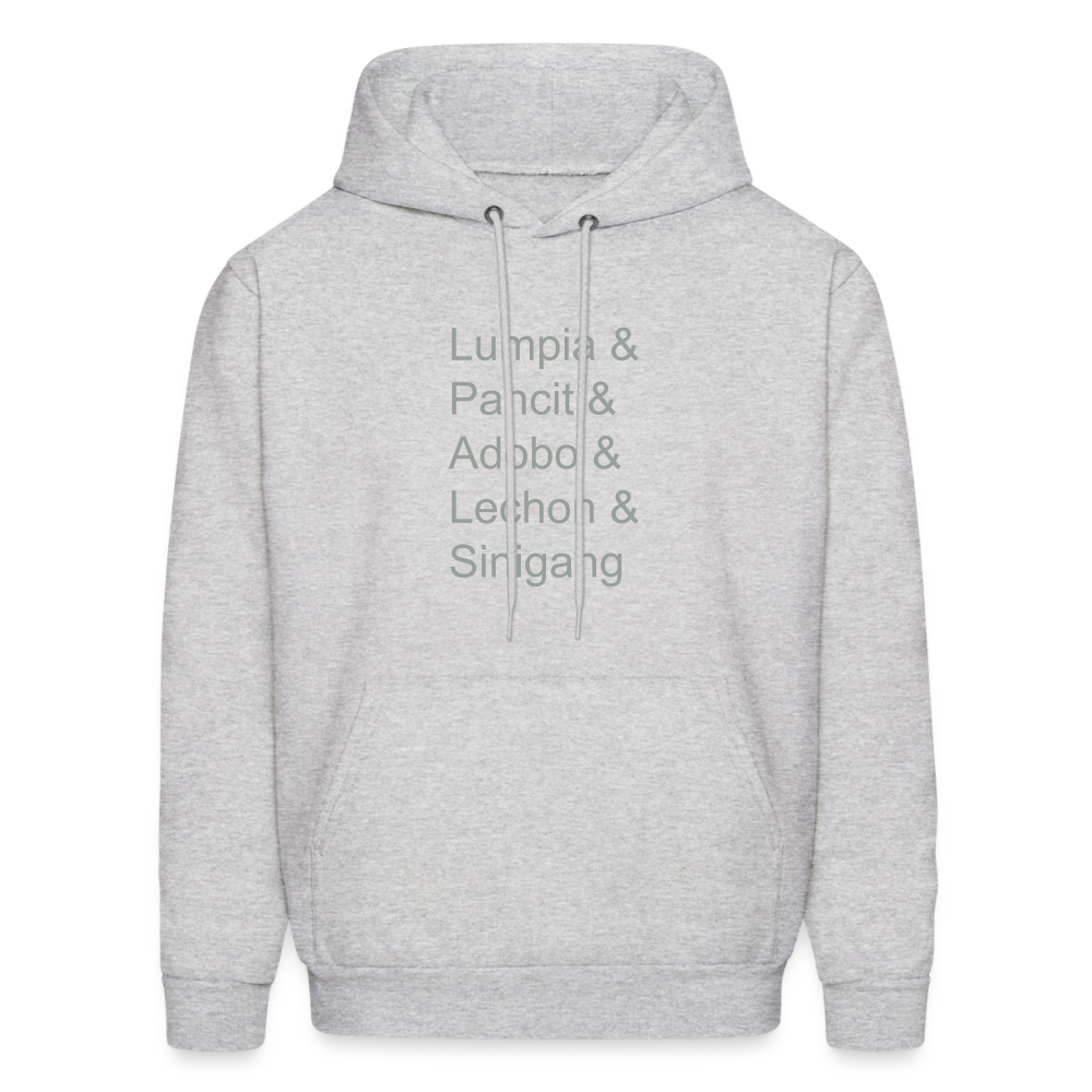 Lumpia & Pancit & Adobo Unisex Crewneck Sweatshirt - ash