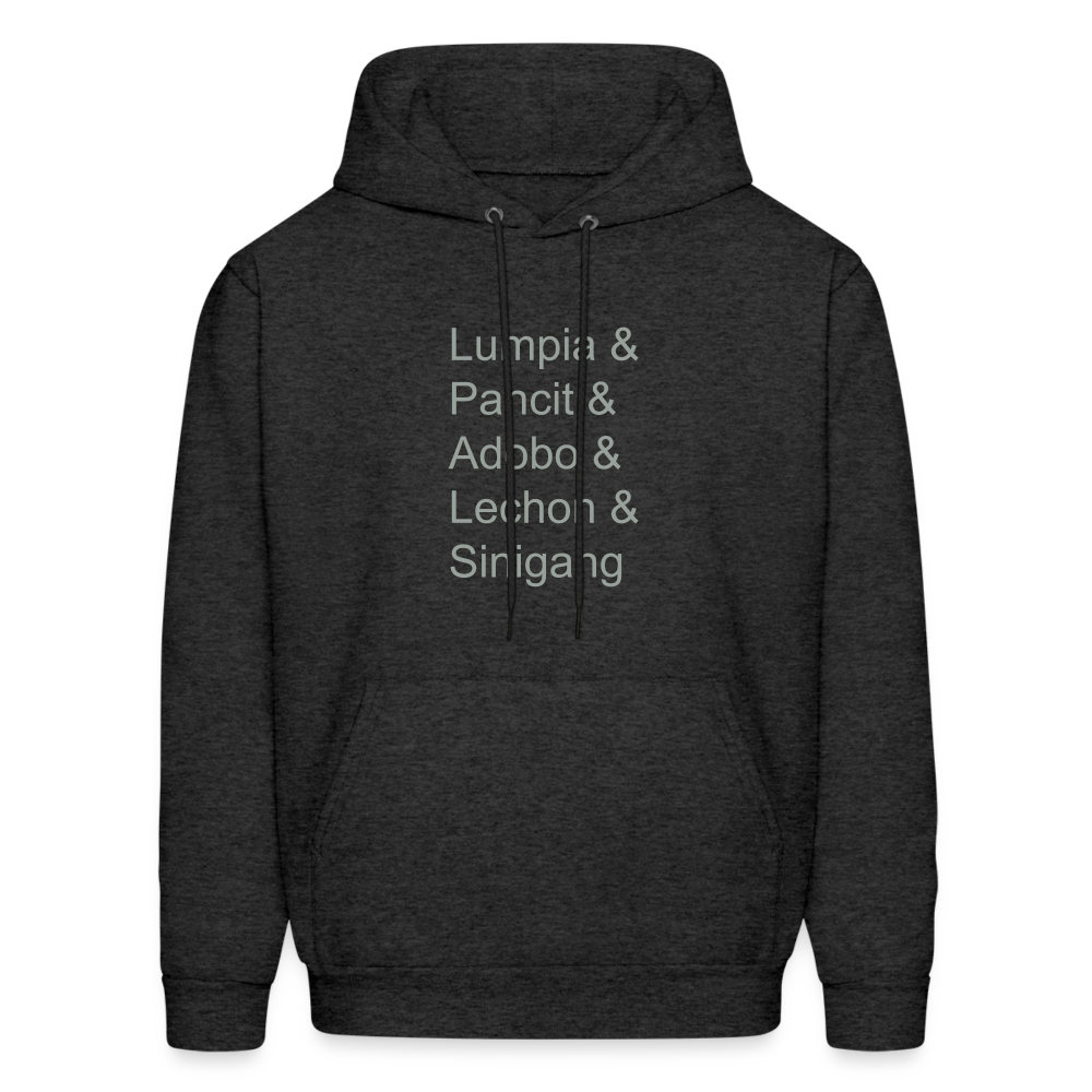 Lumpia & Pancit & Adobo Unisex Crewneck Sweatshirt - charcoal grey