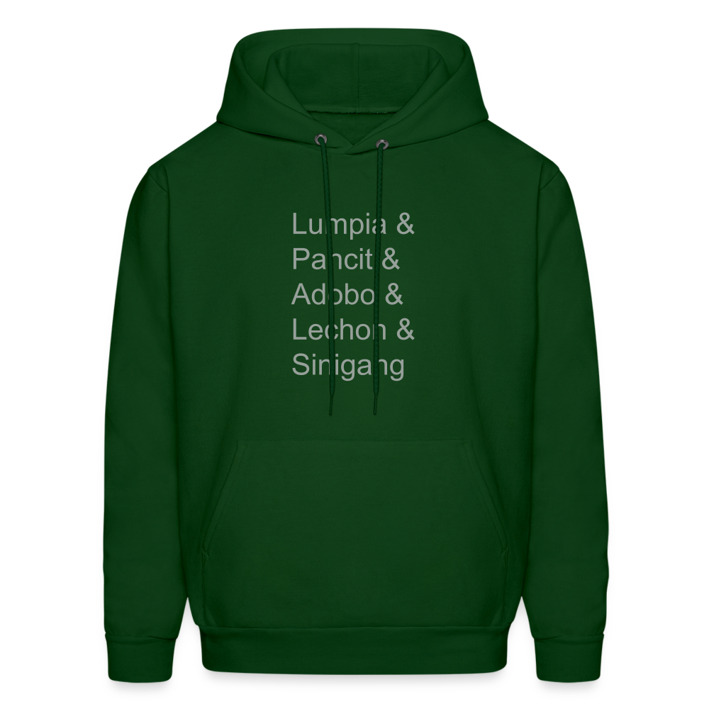 Lumpia & Pancit & Adobo Unisex Crewneck Sweatshirt - forest green