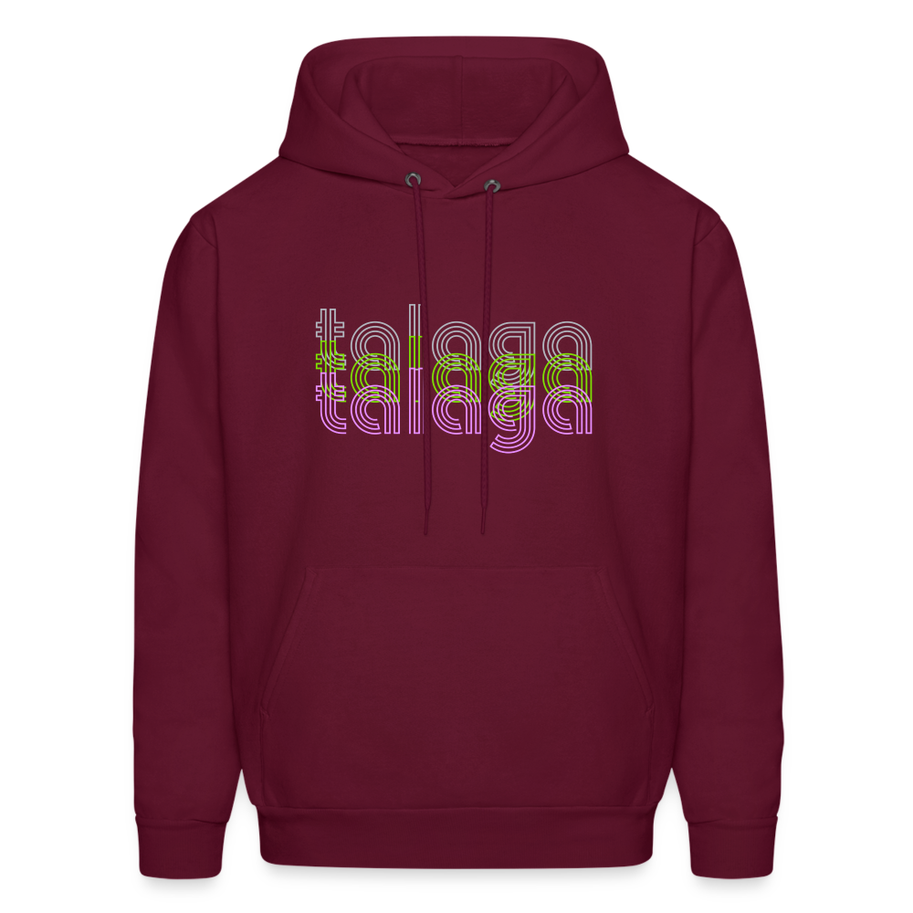 Talaga 70s V.2 Men's Hoodie - burgundy