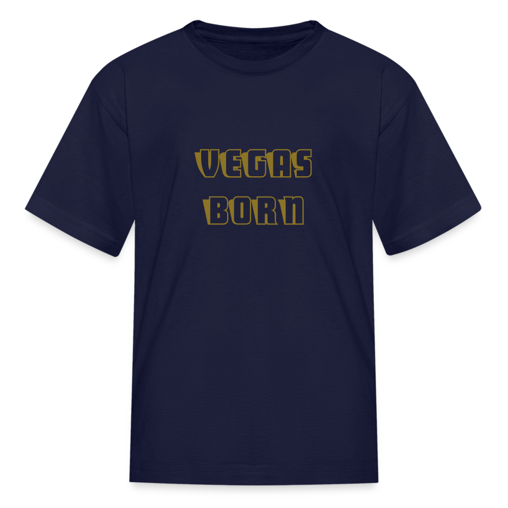 Vegas Born Kids' T-Shirt - navy