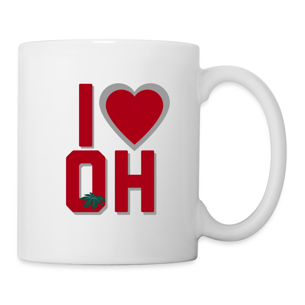 I Heart OH Coffee/Tea Mug - white