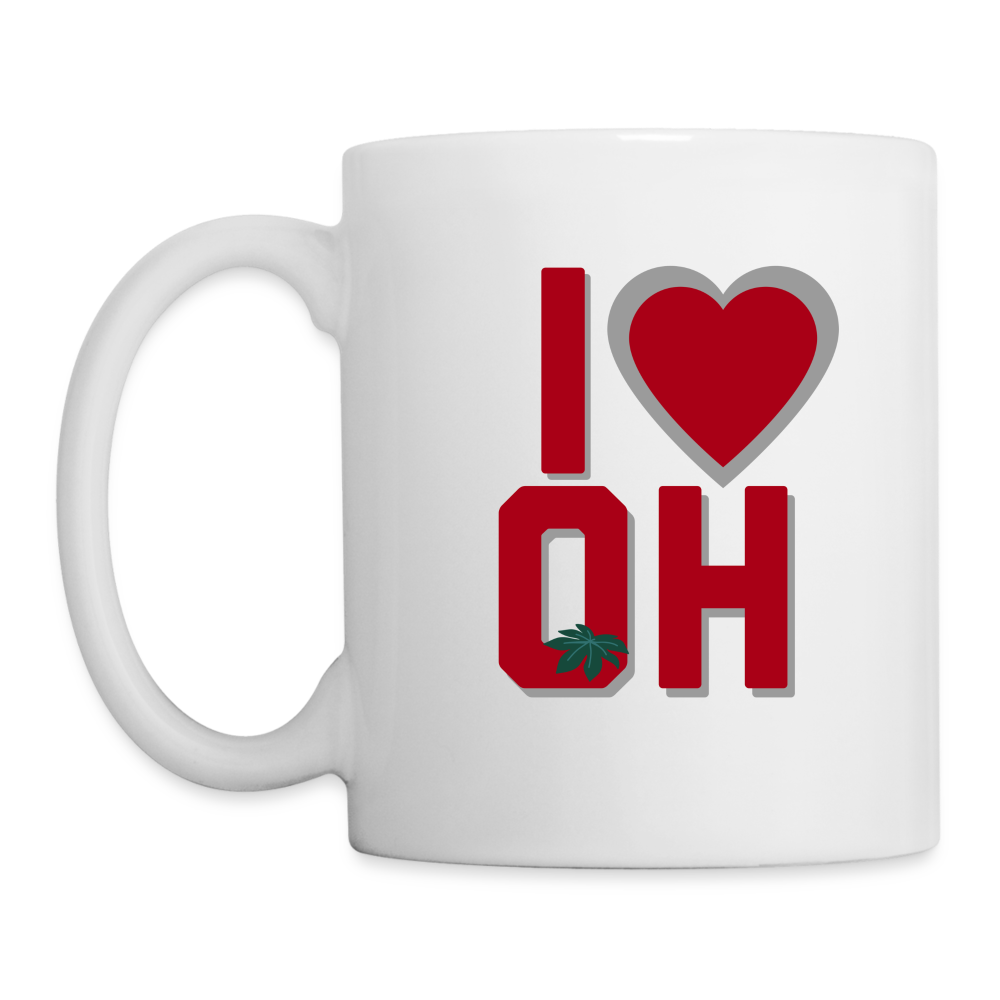 I Heart OH Coffee/Tea Mug - white