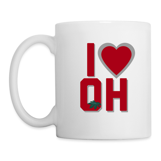 I Heart OH Coffee/Tea Mug - white
