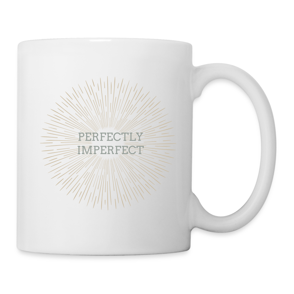 Perfectly Imperfect Coffee/Tea Mug - white