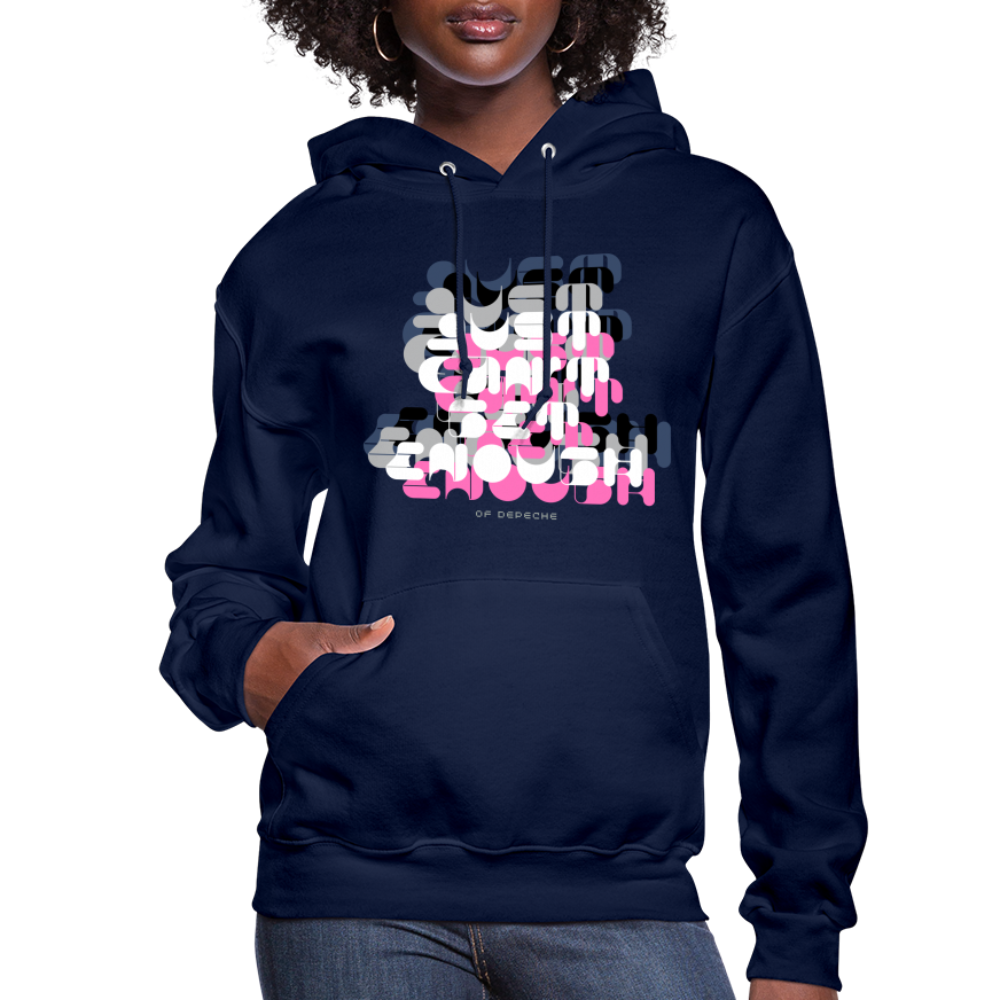 Just can't Get Enough DM 80s Pop Art Women's Hoodie - navy