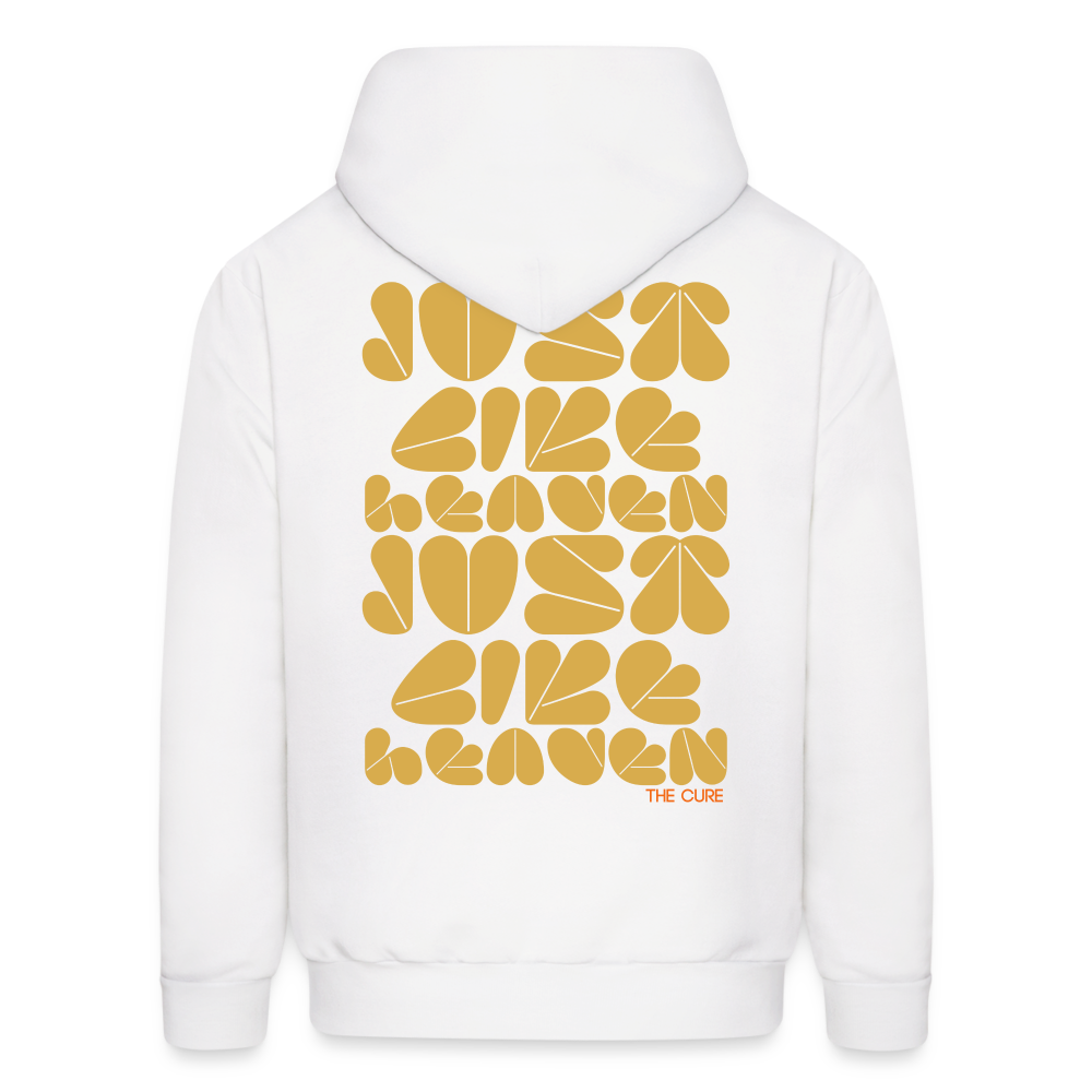 Just Like Heaven the Cure 80s Pop Art Men's Hoodie - white