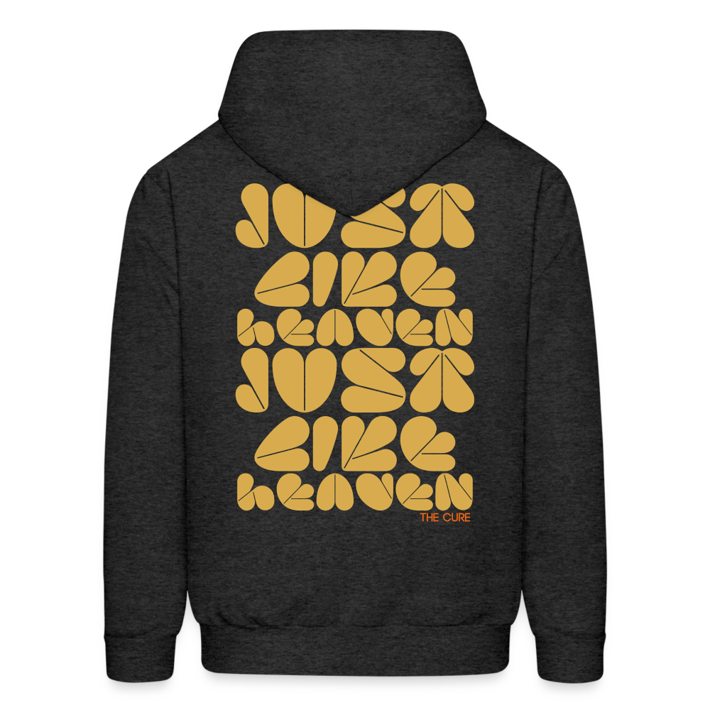 Just Like Heaven the Cure 80s Pop Art Men's Hoodie - charcoal grey