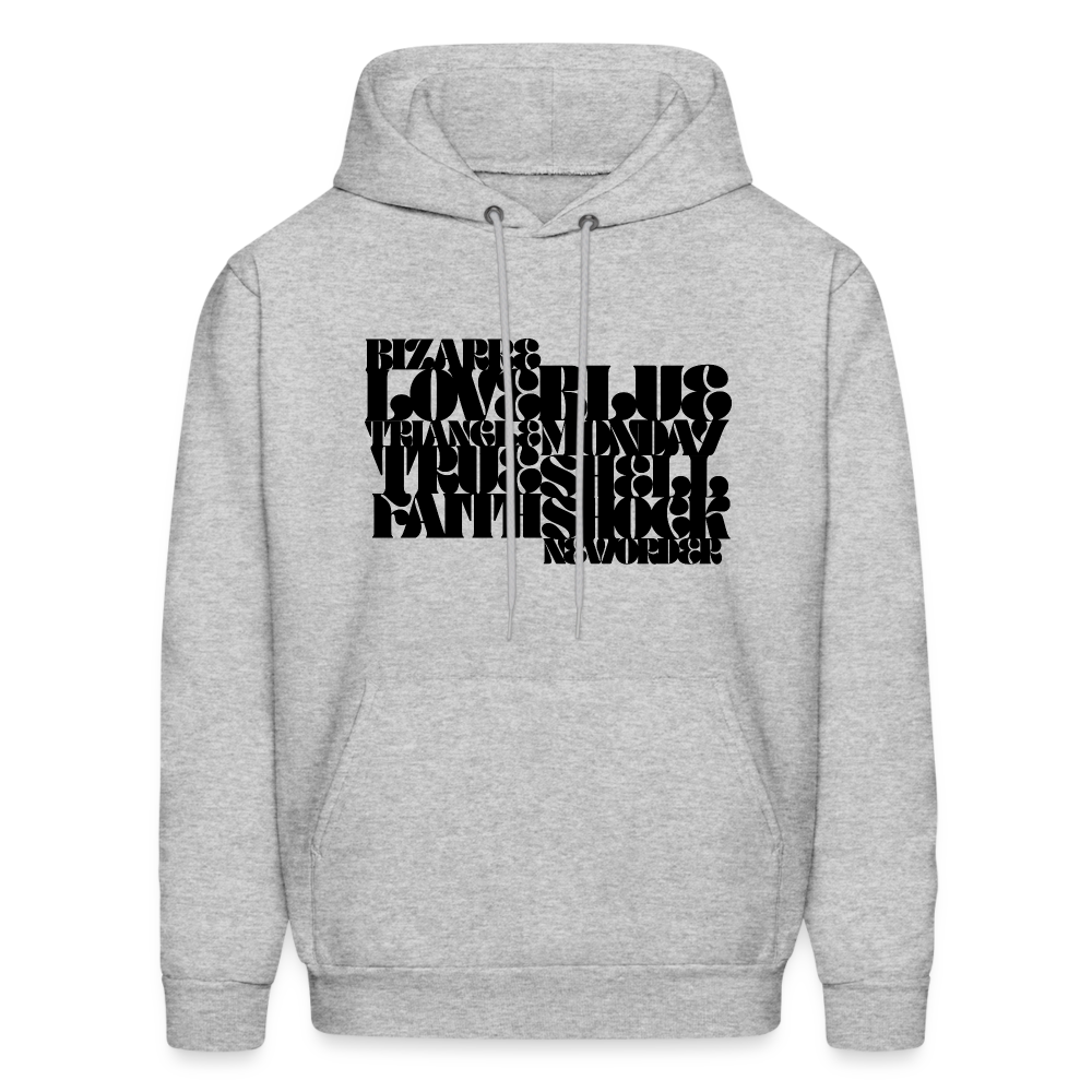 New Order Songs 80s Pop Art Men's Hoodie - heather gray