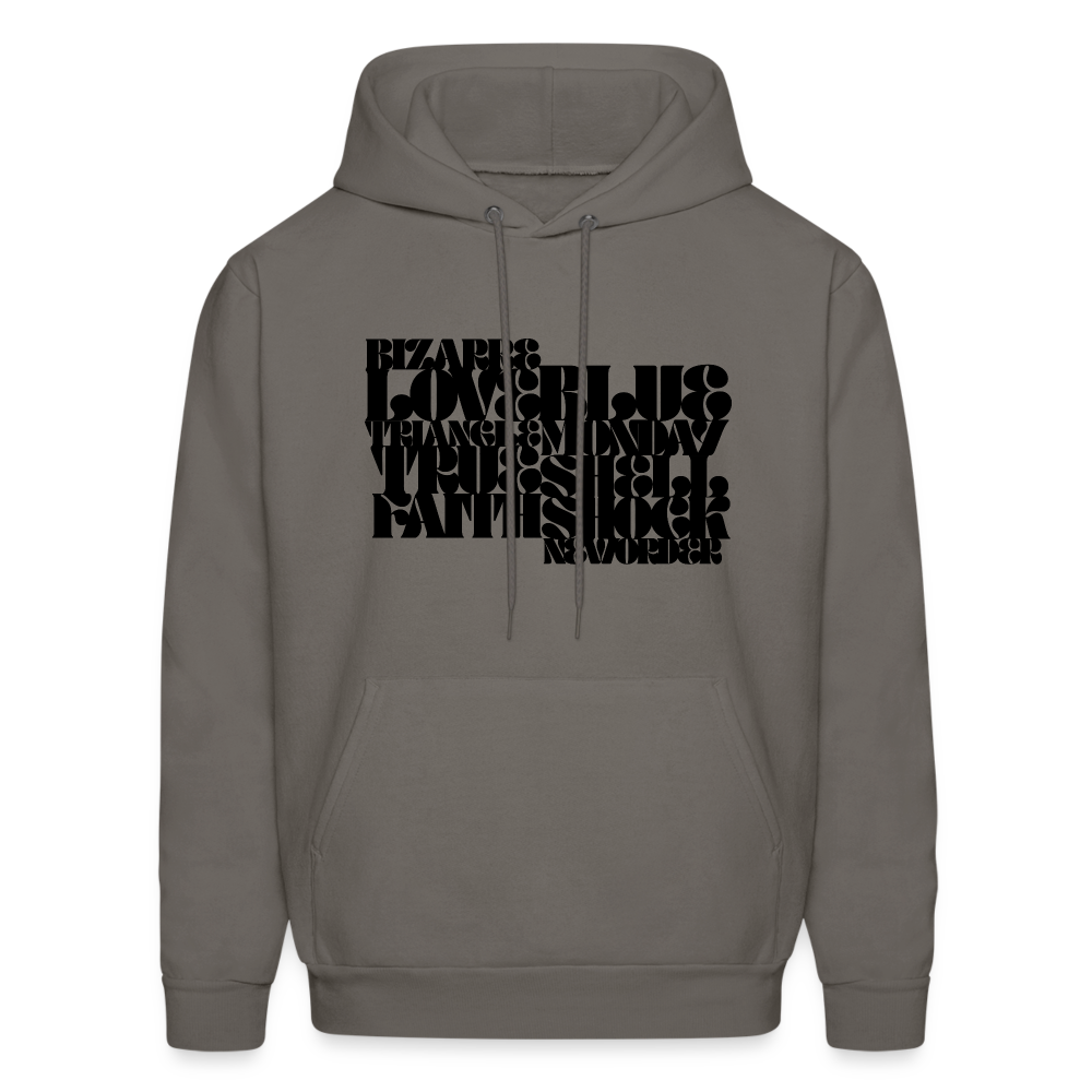 New Order Songs 80s Pop Art Men's Hoodie - asphalt gray