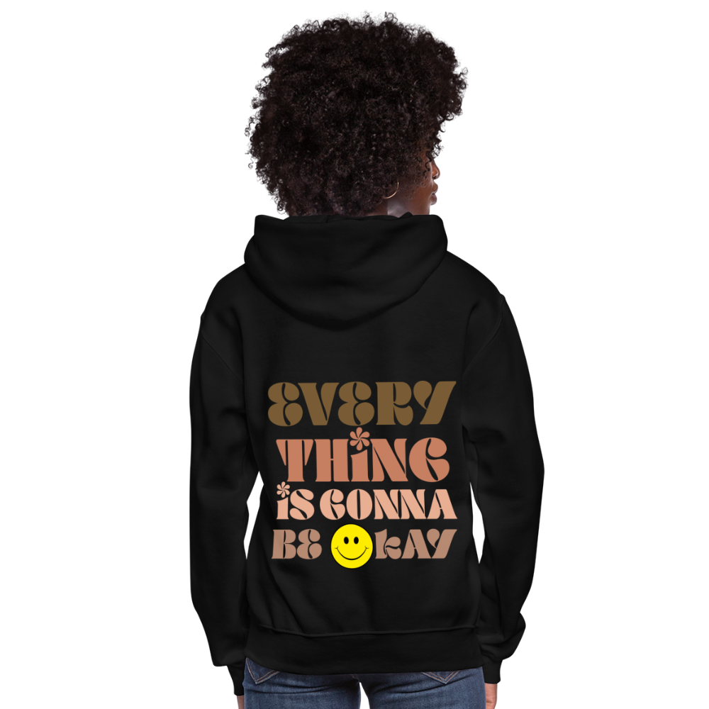 Everything is Gonna Be Okay Women's Hoodie - black