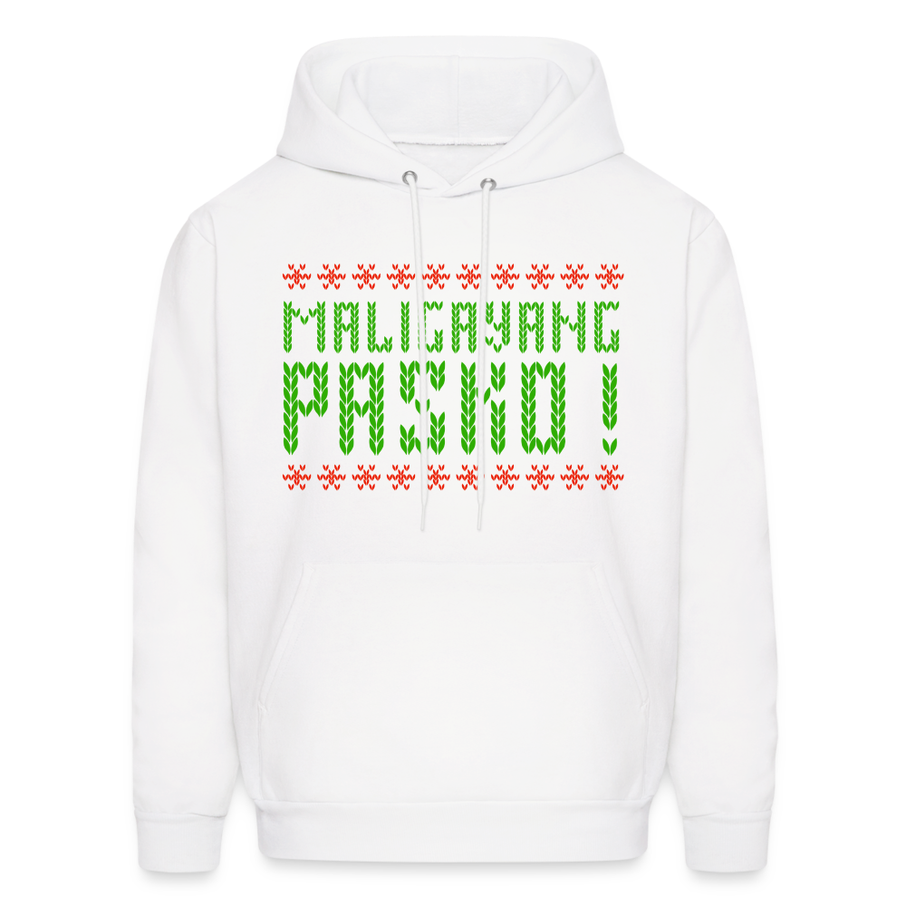 Maligayang Pasko! Men's Hoodie - white