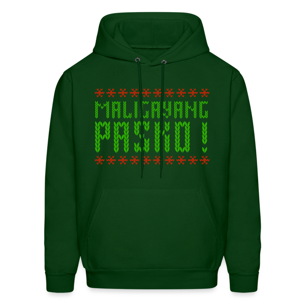 Maligayang Pasko! Men's Hoodie - forest green
