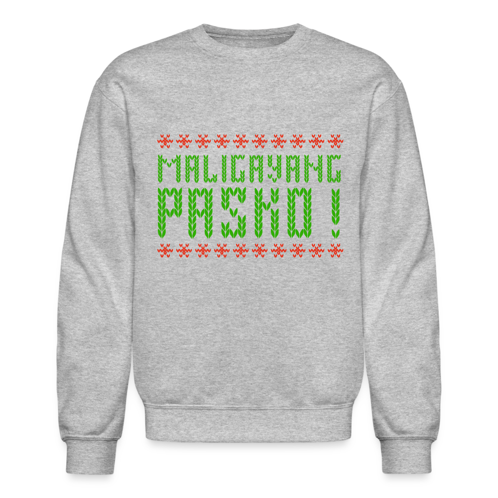 Maligayang Pasko! Crewneck Sweatshirt - heather gray