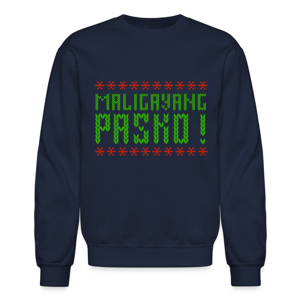 Maligayang Pasko! Crewneck Sweatshirt - navy