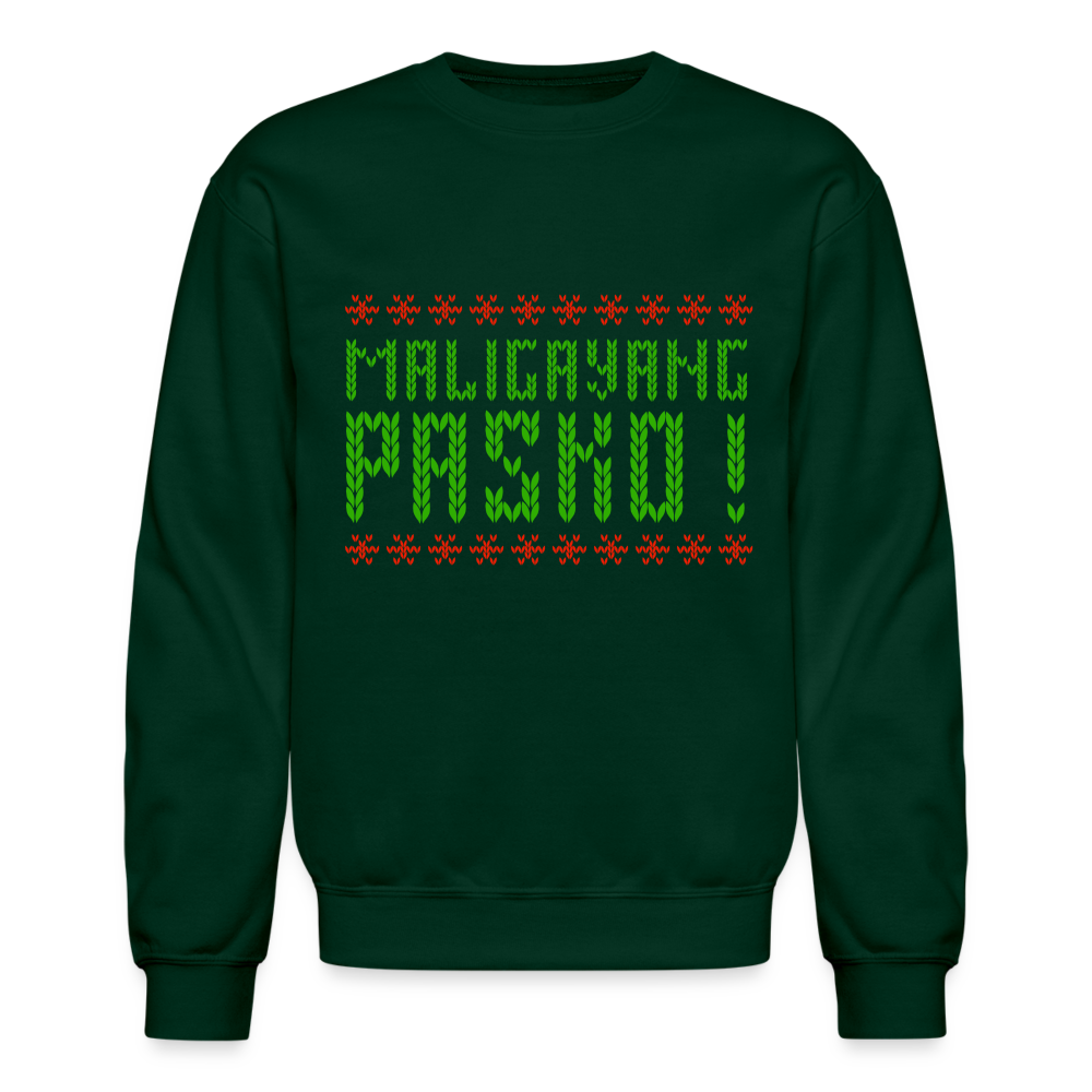 Maligayang Pasko! Crewneck Sweatshirt - forest green
