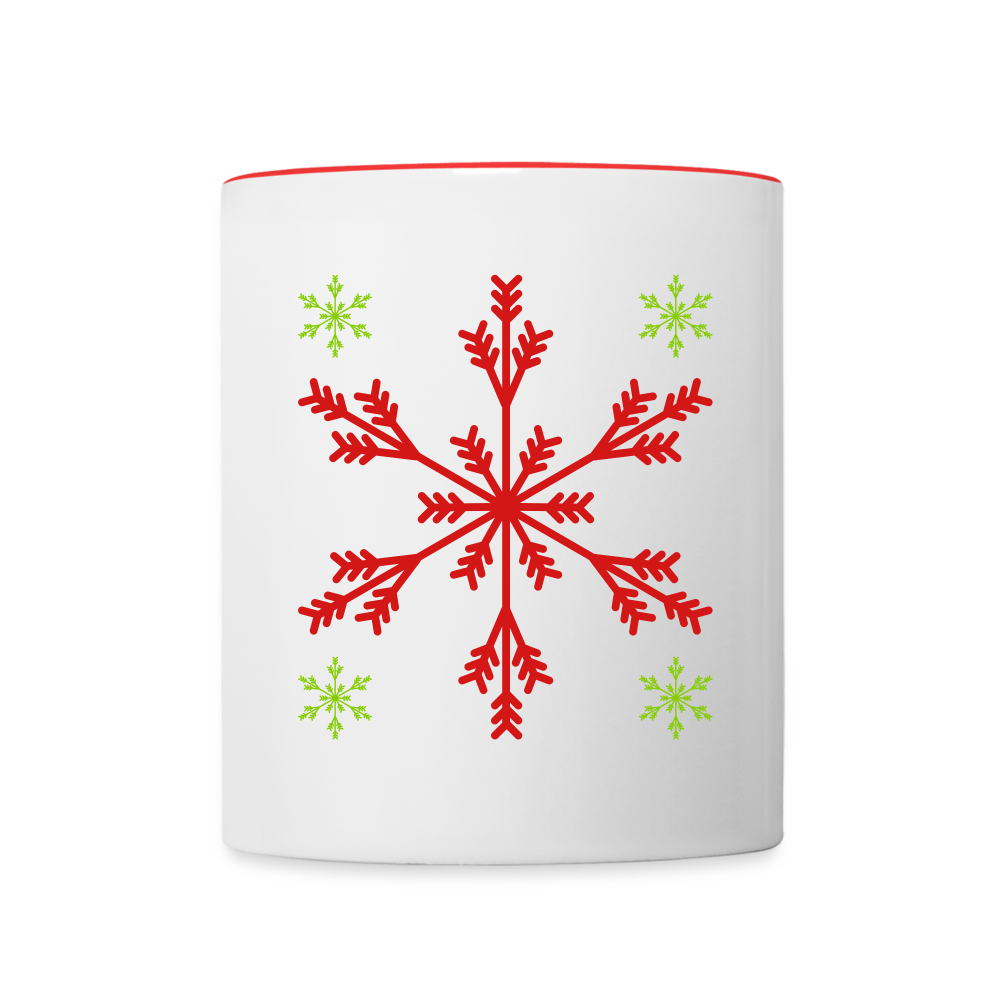 Maligayang Pasko! Ugly Contrast Coffee Mug - white/red