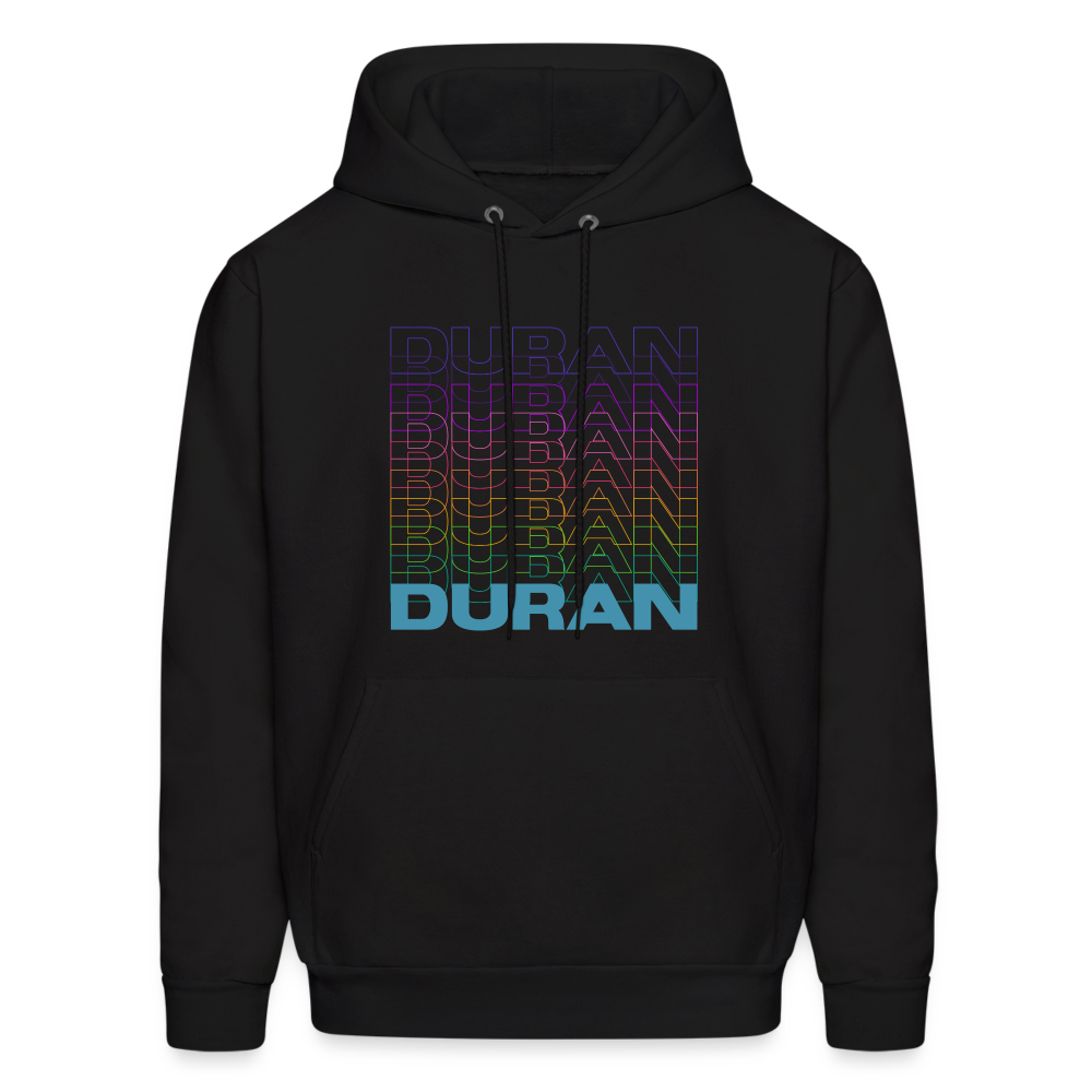 Duran Duran Rainbow 80s Men's Hoodie - black