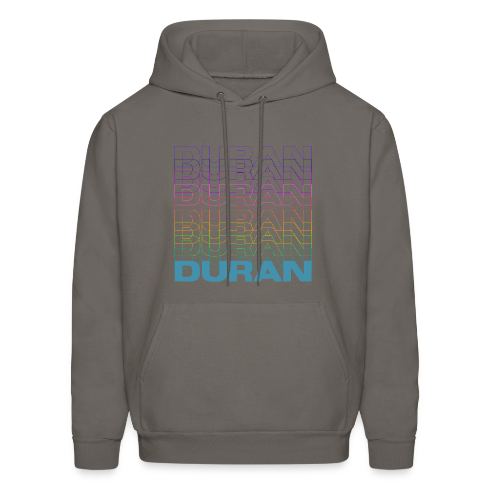 Duran Duran Rainbow 80s Men's Hoodie - asphalt gray