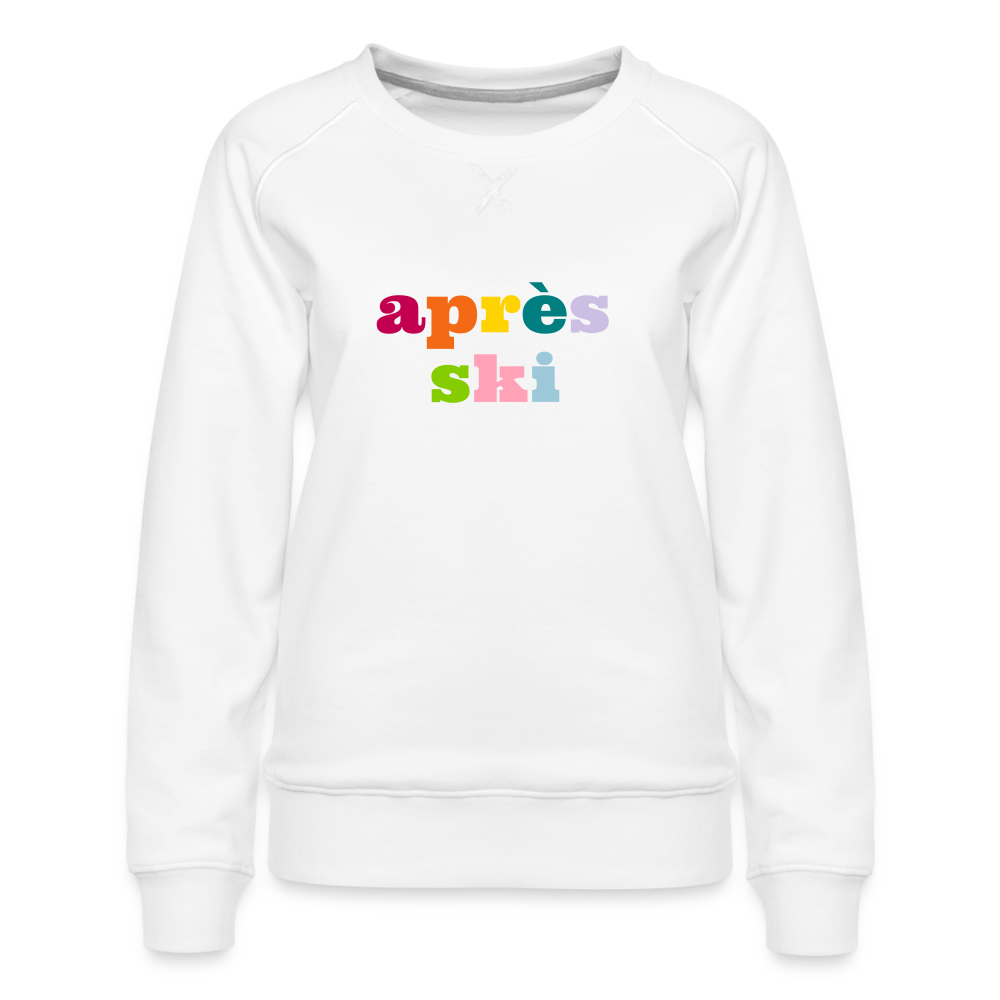 Après Ski Women’s Premium Sweatshirt - white