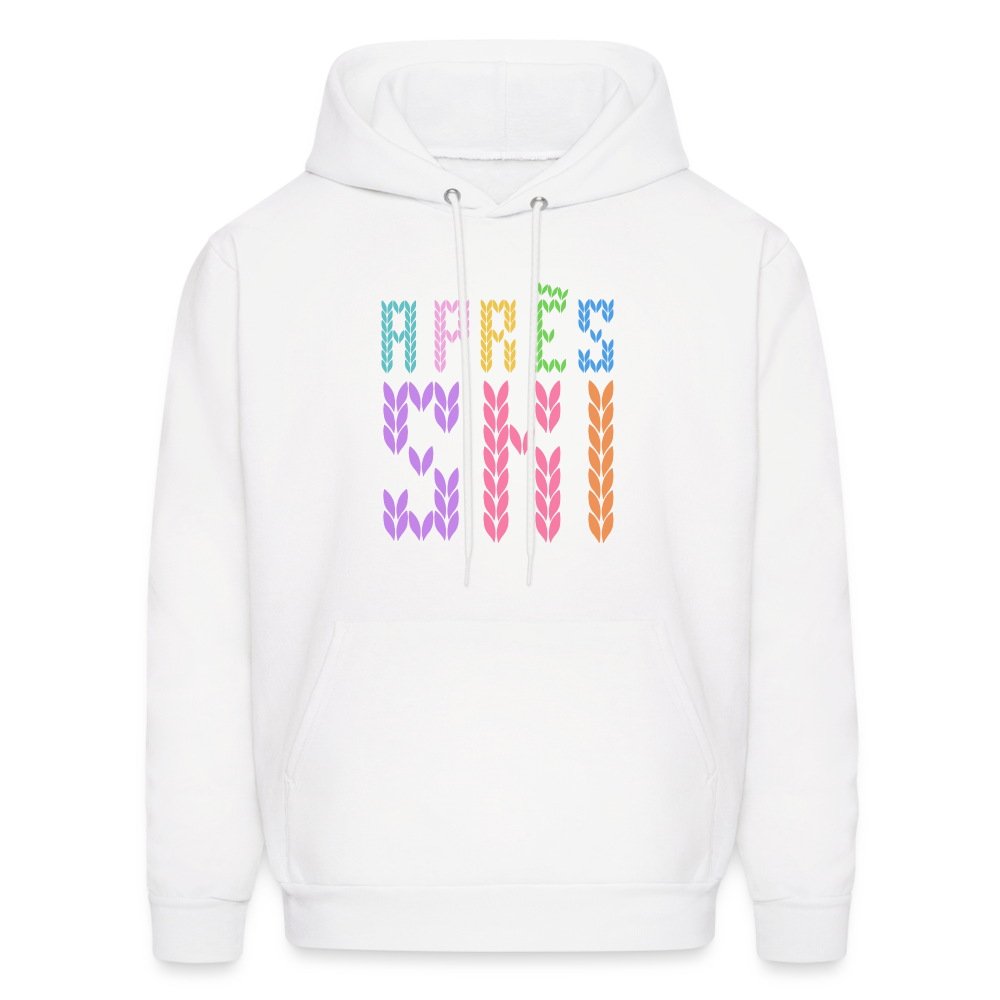 Après Ski Color Stitch Men's Hoodie - white