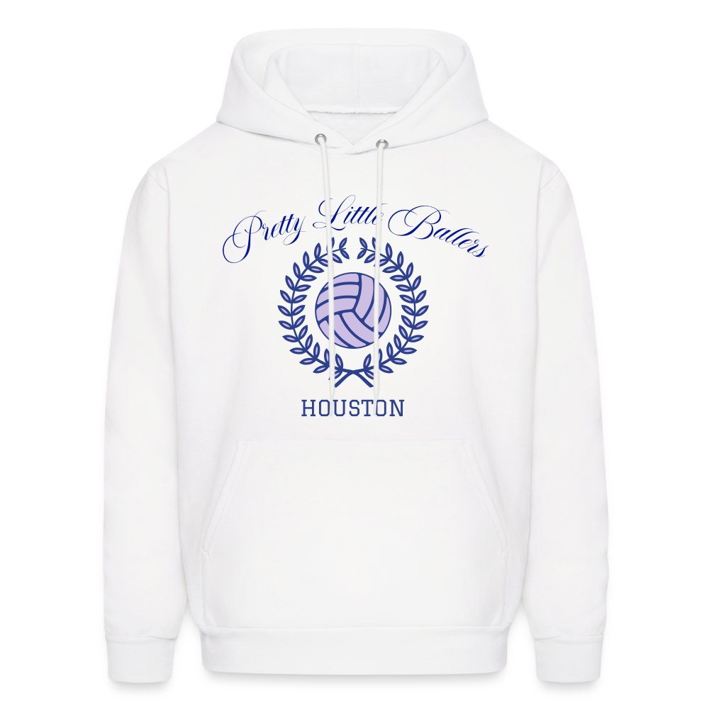 Pretty Little Ballers Custom Men's Hoodie - white