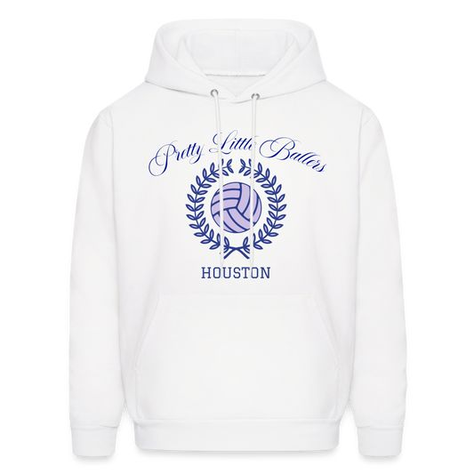 Pretty Little Ballers Custom Men's Hoodie - white