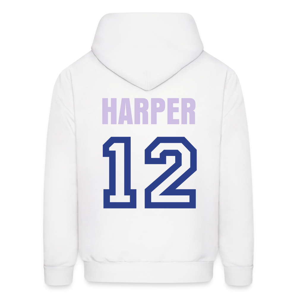 Pretty Little Ballers Custom Men's Hoodie - white