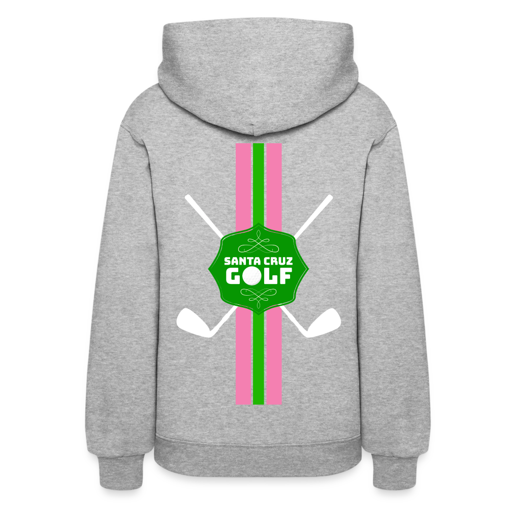 CUSTOM for Santa Cruz Golf Women's Hoodie - heather gray