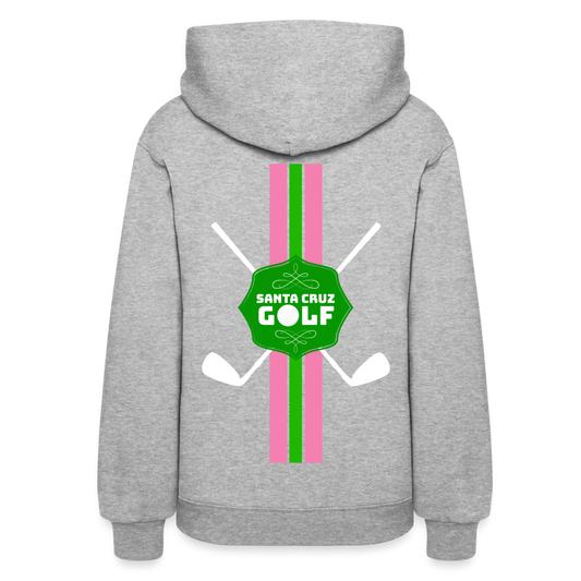 CUSTOM for Santa Cruz Golf Women's Hoodie - heather gray