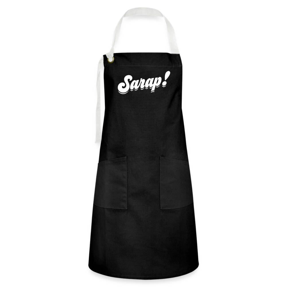 Sarap! Artisan Apron - black/white