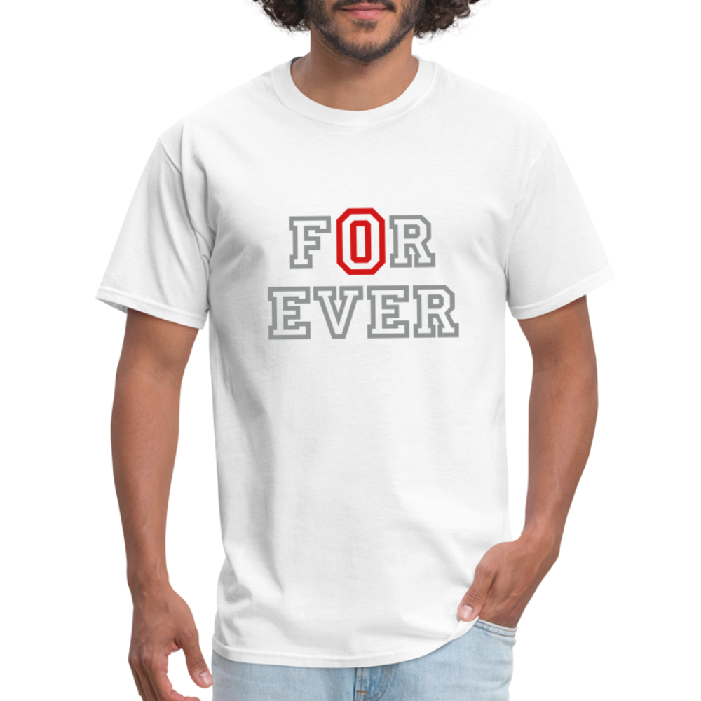 FOREVER O FAMILY Unisex Classic T-Shirt - white